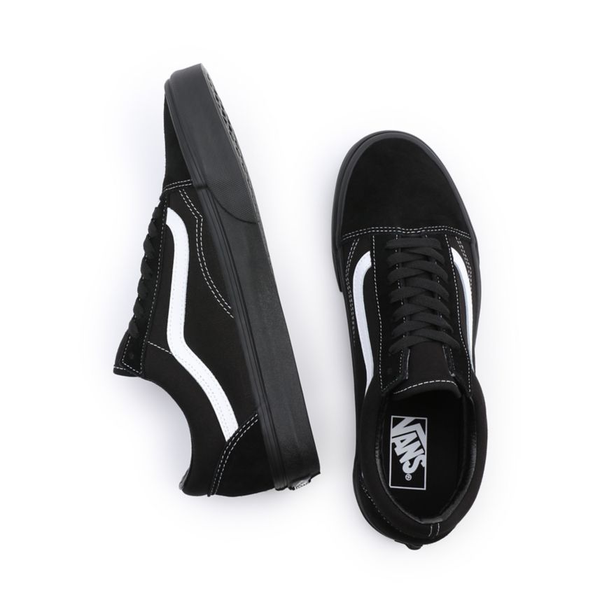 Vans Semsket Skinn Canvas Old Skool Sko Čierne | VN827S4WE27