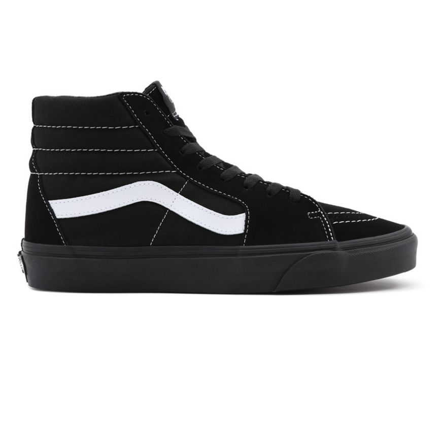 Vans Semsket Skinn Canvas Sk8-Hi Sko Čierne | VN710G7WB05