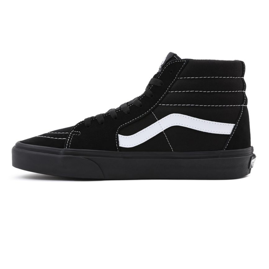 Vans Semsket Skinn Canvas Sk8-Hi Sko Čierne | VN710G7WB05
