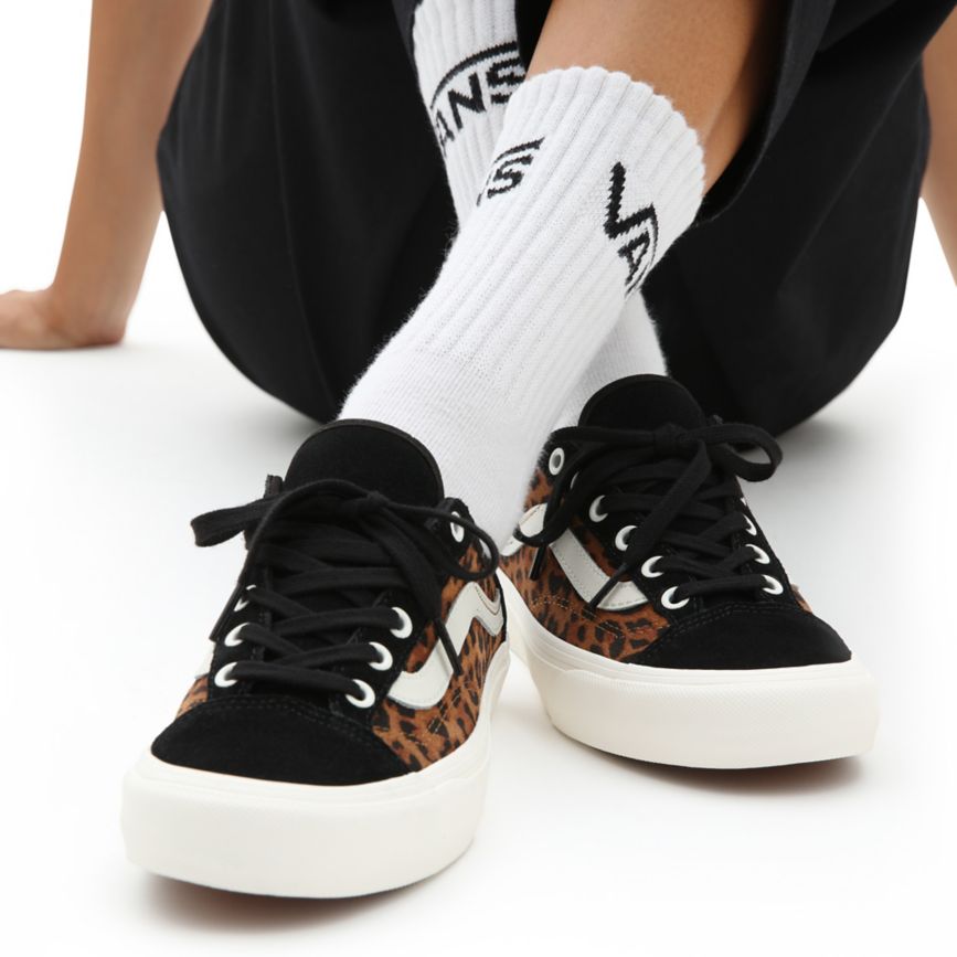 Vans Semsket Skinn Leopard Stil 36 Decon SF Sko Biele | VN090T1VH43
