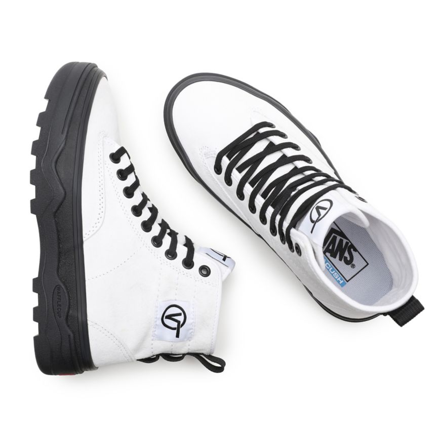 Vans Semsket Skinn Sentry WC Sko Biele | VN192R4GW35