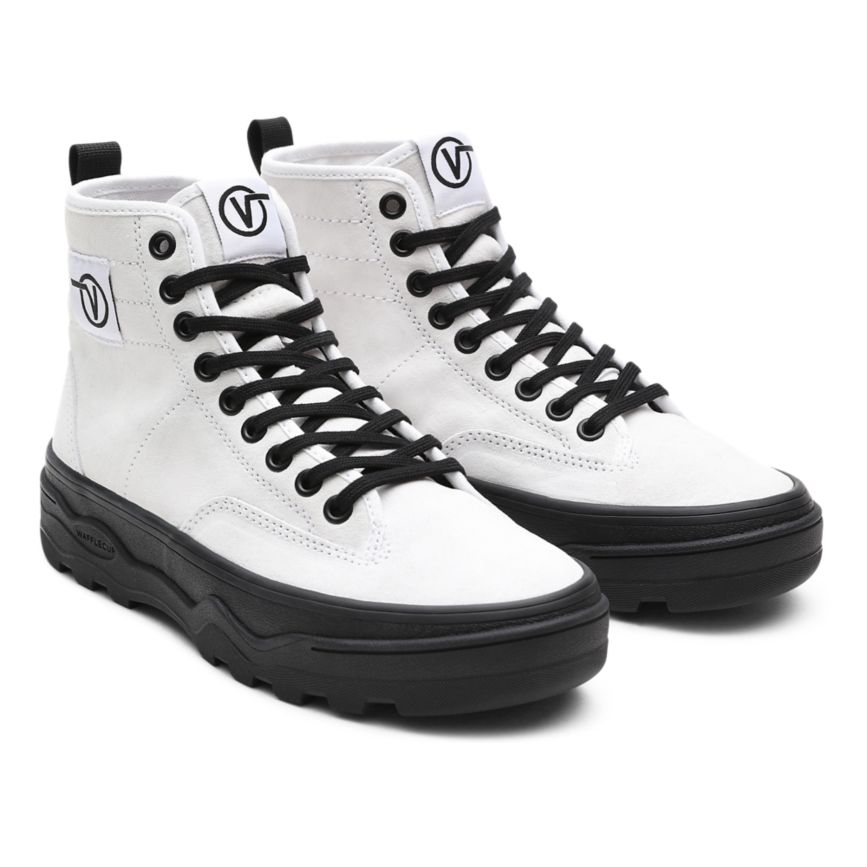 Vans Semsket Skinn Sentry WC Sko Biele | VN192R4GW35
