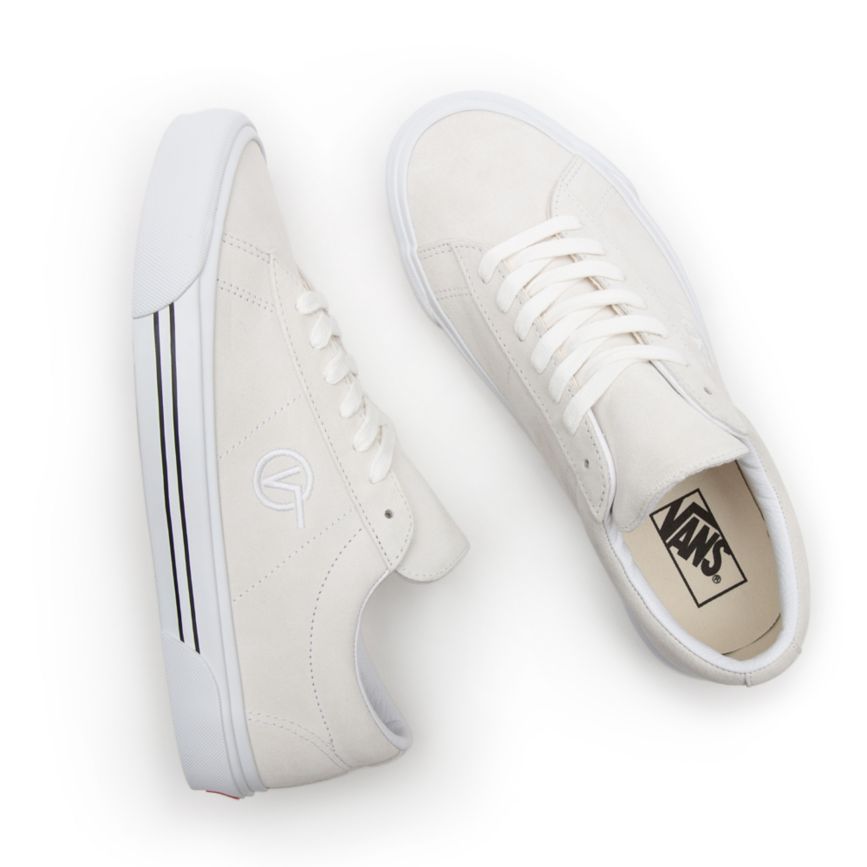 Vans Semsket Skinn Sid Sko Biele | VN002U6SH05