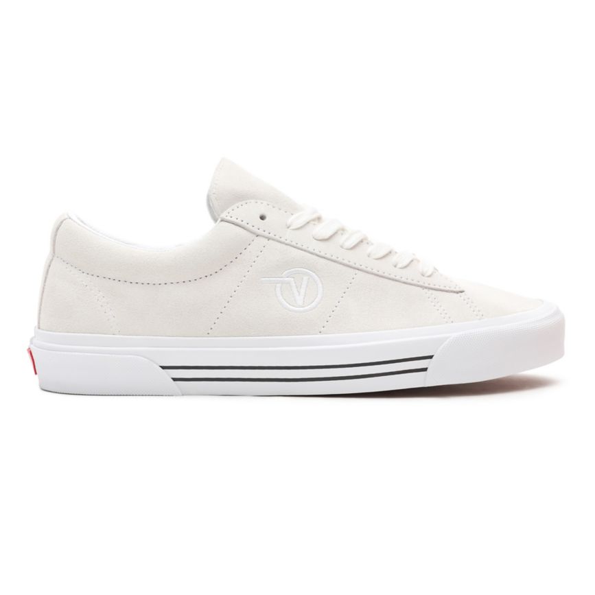 Vans Semsket Skinn Sid Sko Biele | VN002U6SH05