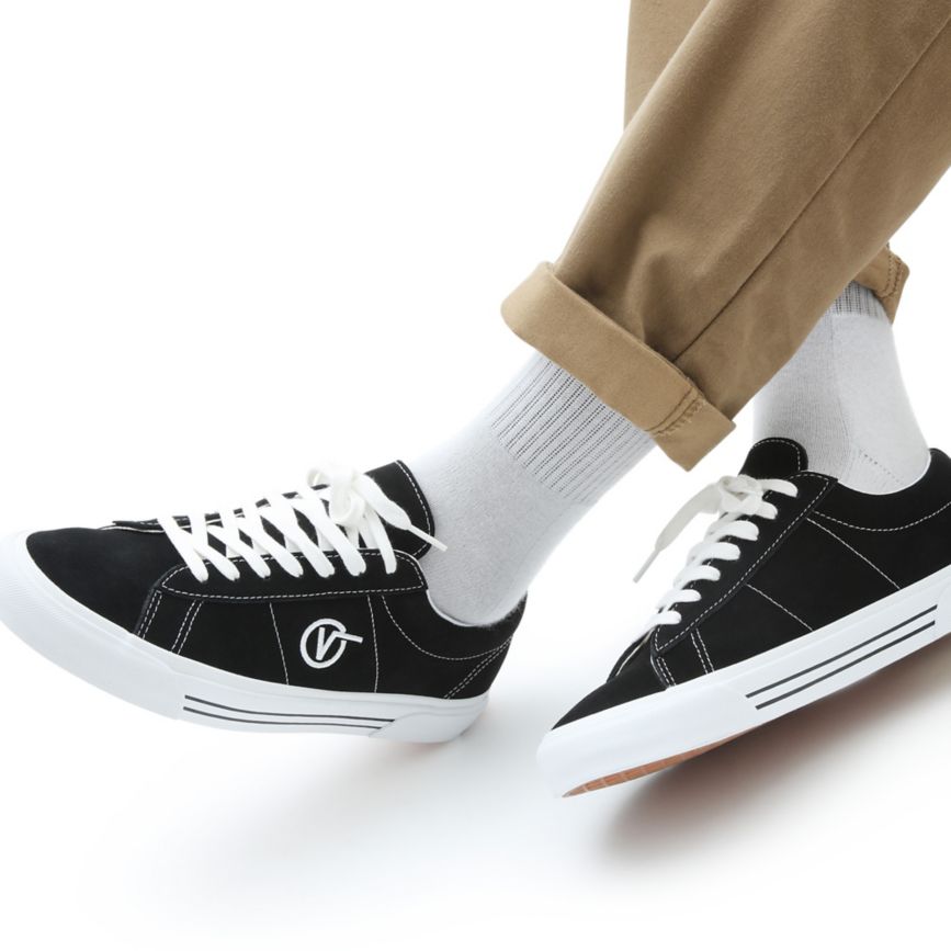 Vans Semsket Skinn Sid Sko Čierne | VN153I2UR03