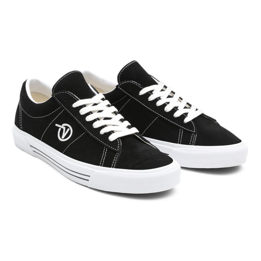 Vans Semsket Skinn Sid Sko Čierne | VN153I2UR03