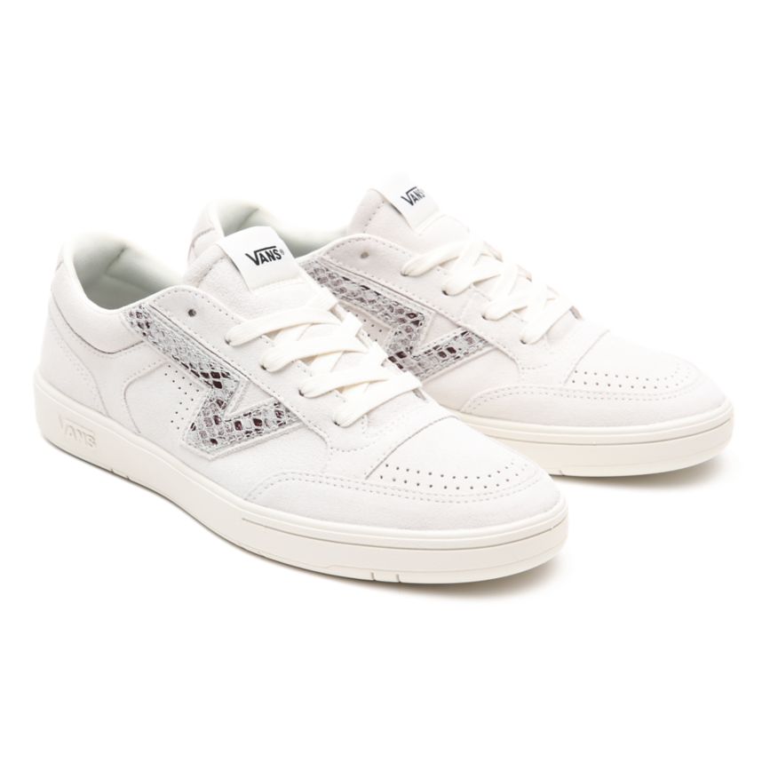 Vans Semsket Skinn Snake Lowland CC Sko Biele | VN326V6NV46