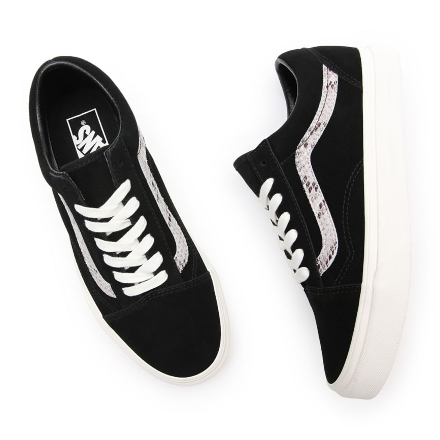 Vans Semsket Skinn Snake Old Skool Sko Čierne | VN775C5RE42