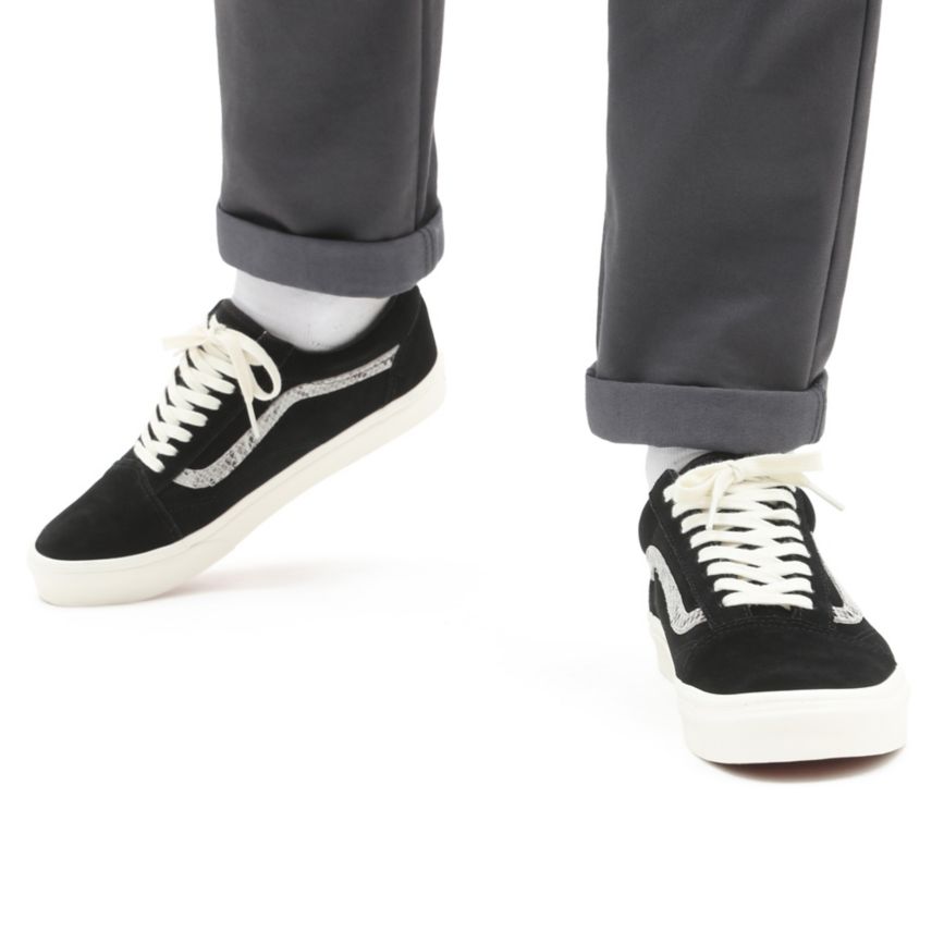 Vans Semsket Skinn Snake Old Skool Sko Čierne | VN775C5RE42