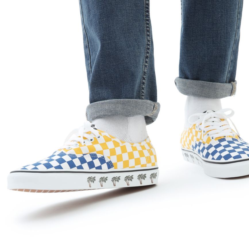 Vans Sidewall Authentic Sko Modre | VN991Z5XA90