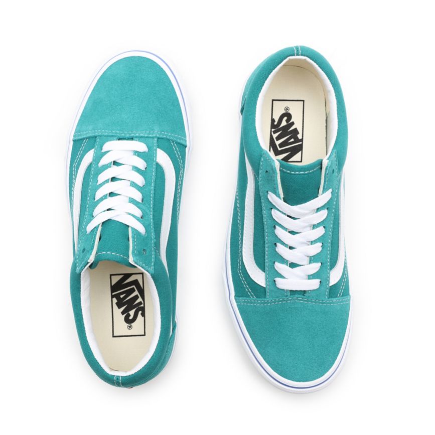 Vans Sidewall Print Old Skool Sko Tyrkysové | VN539V0VR64