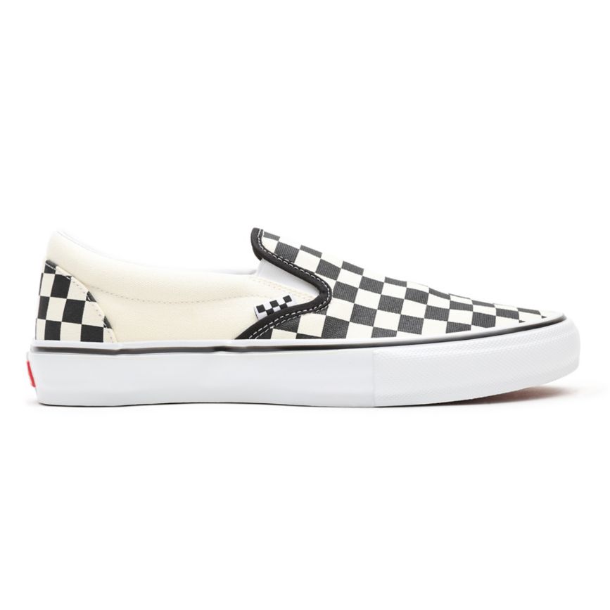 Vans Skate Checkerboard Slip-On Sko Biele | VN296O5OS34