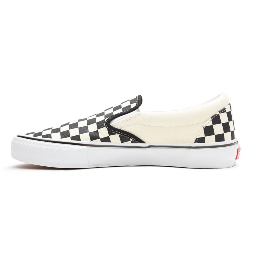 Vans Skate Checkerboard Slip-On Sko Biele | VN296O5OS34