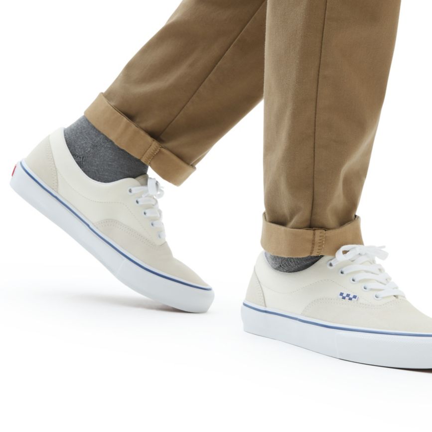 Vans Skate Era Sko Biele | VN493N3ZA37