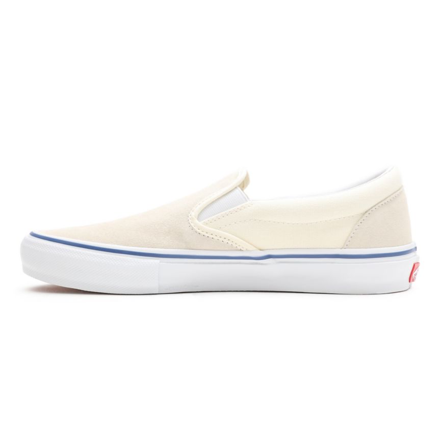 Vans Skate Slip-On Sko Biele | VN767I9GJ35
