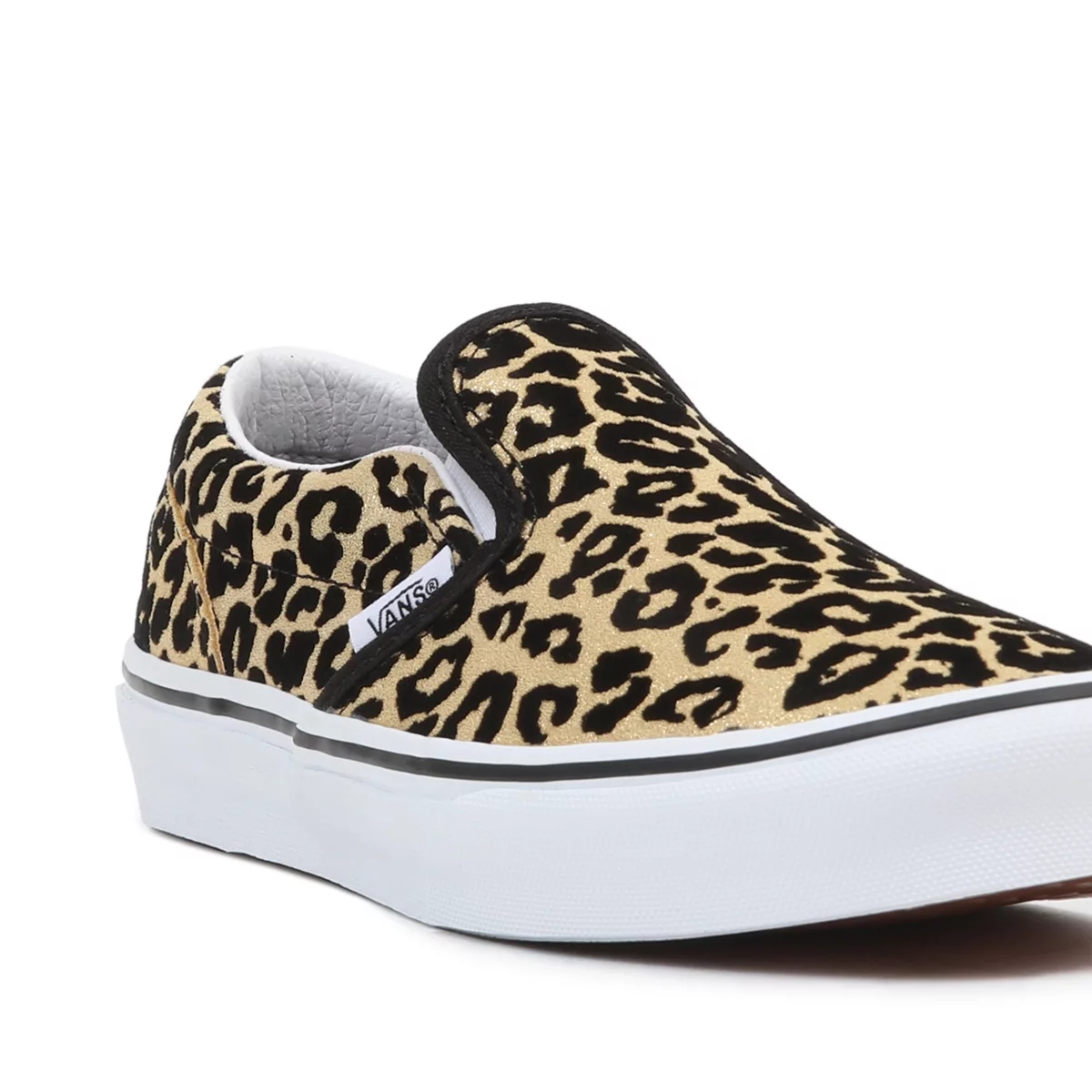 Vans Slip On Flocked Leopard Sko Leopardie | VN930T9BV79