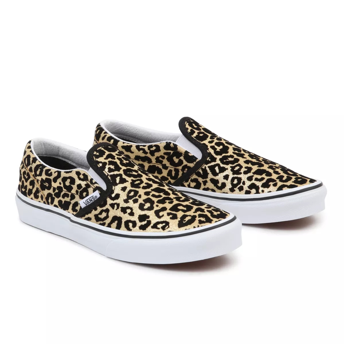 Vans Slip On Flocked Leopard Sko Leopardie | VN930T9BV79