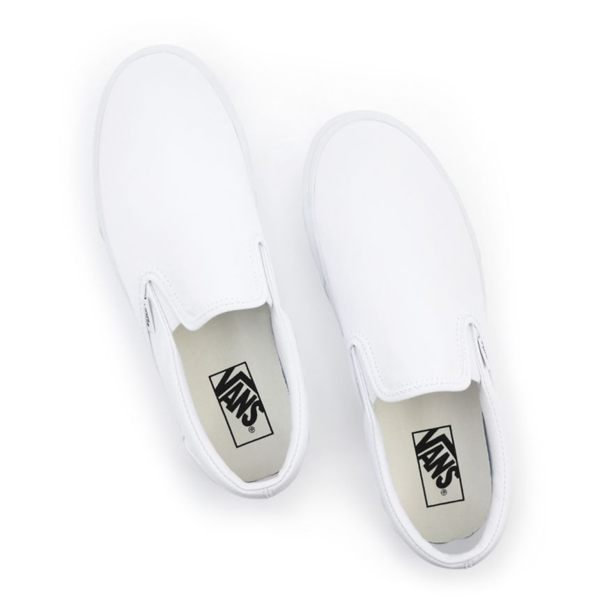 Vans Slip-On Platform Sko Biele | VN214J5PP25