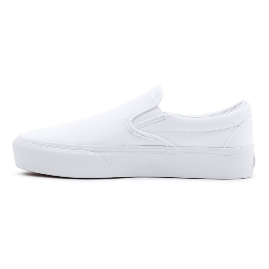 Vans Slip-On Platform Sko Biele | VN214J5PP25