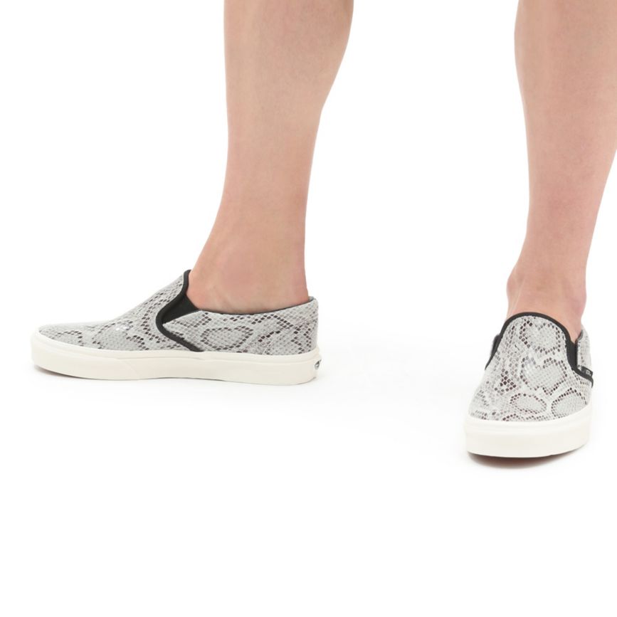 Vans Snake Classic Slip-On Sko Čierne | VN214K6GZ44