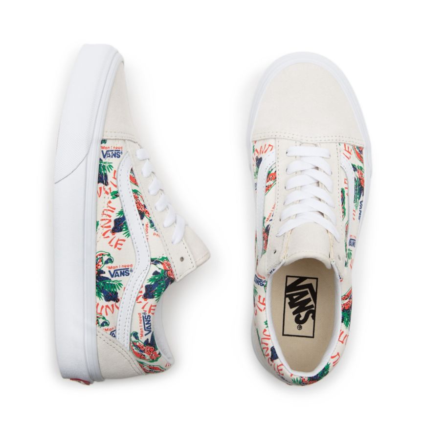 Vans Spring Daze Old Skool Sko Biele | VN192X5QH15