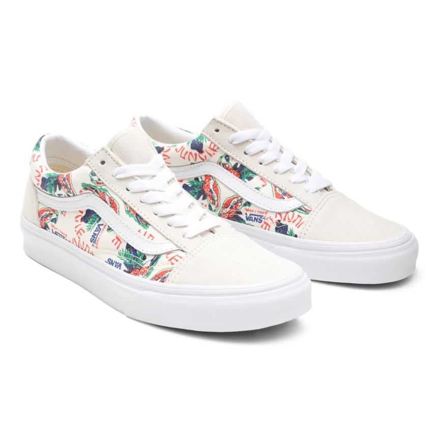 Vans Spring Daze Old Skool Sko Biele | VN192X5QH15
