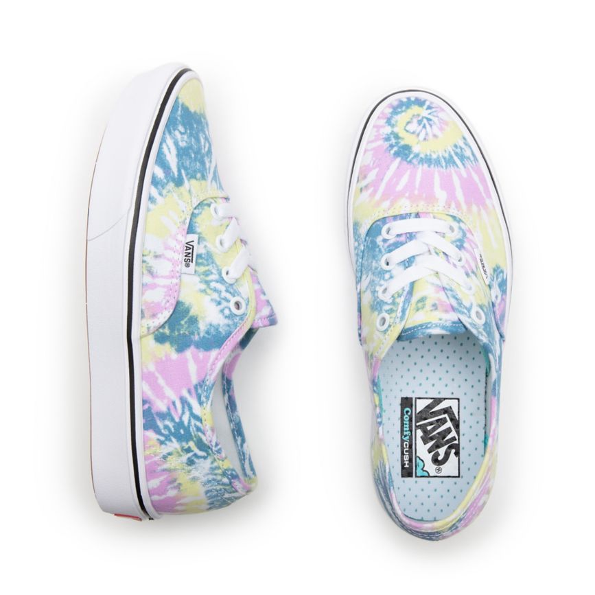 Vans Tie Dye ComfyCush Authentic Sko Viacfarebný | VN994D4BE69