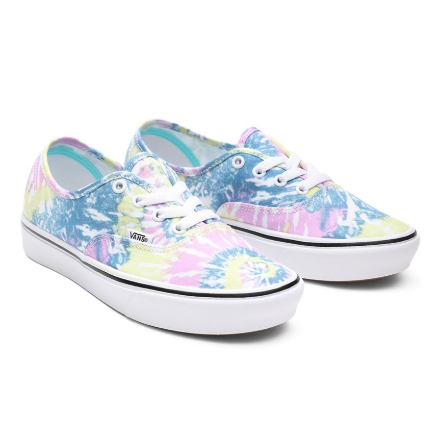 Vans Tie Dye ComfyCush Authentic Sko Viacfarebný | VN994D4BE69