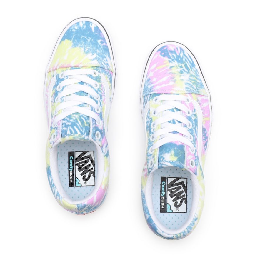 Vans Tie Dye ComfyCush Old Skool Sko Viacfarebný | VN842N7FC91