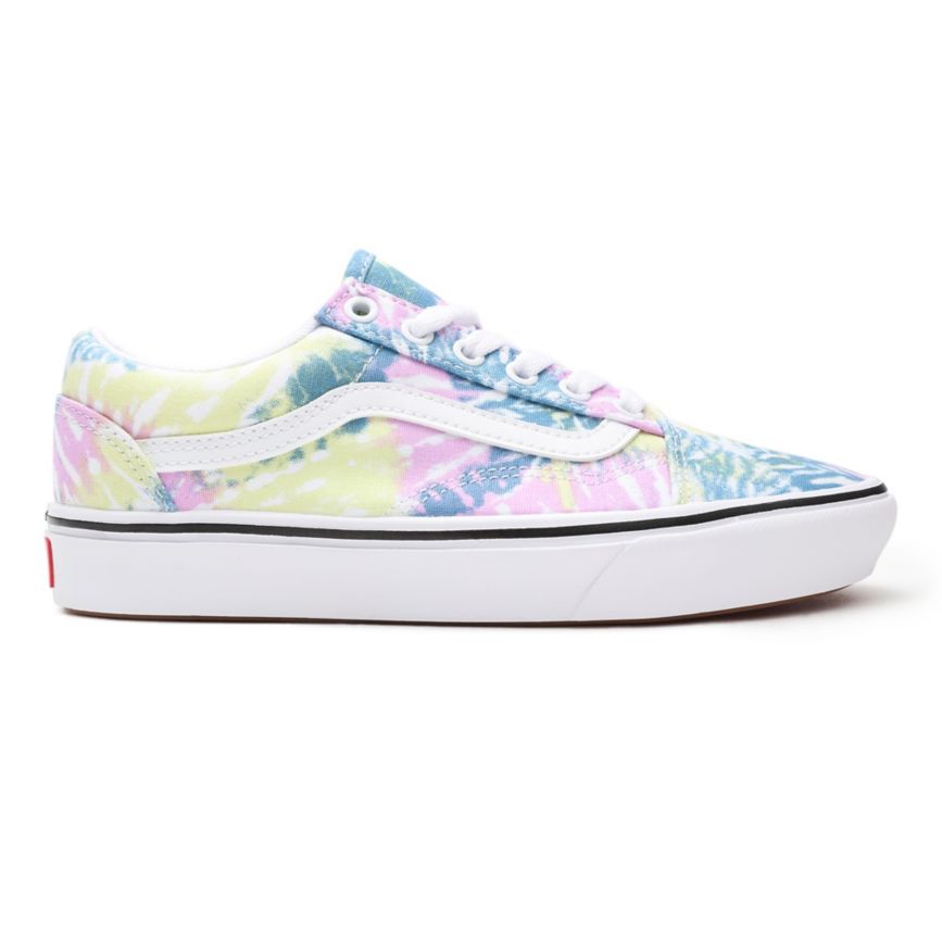 Vans Tie Dye ComfyCush Old Skool Sko Viacfarebný | VN842N7FC91