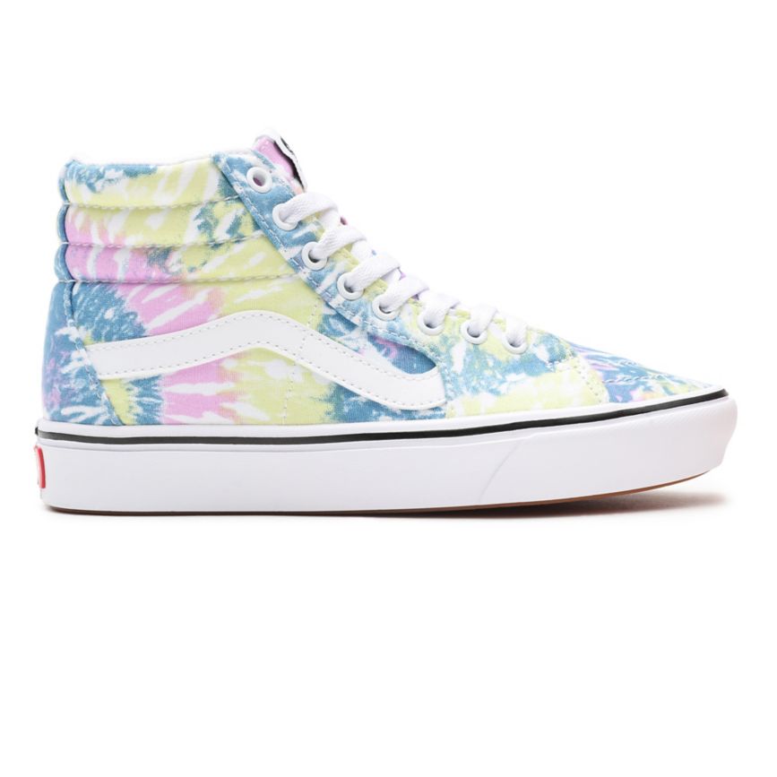 Vans Tie-Dye ComfyCush SK8-Hi Sko Viacfarebný | VN000E9JM82