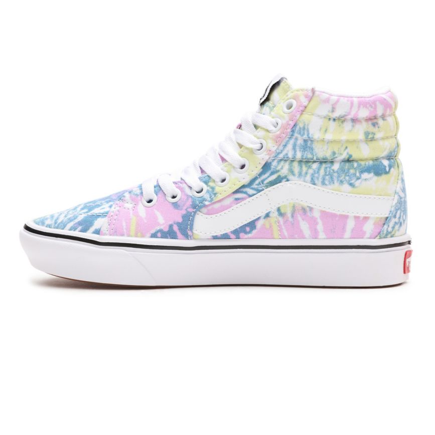 Vans Tie-Dye ComfyCush SK8-Hi Sko Viacfarebný | VN000E9JM82