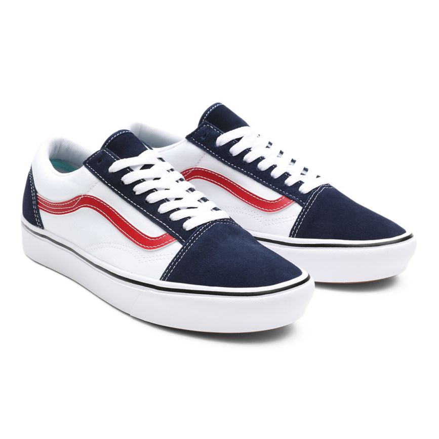 Vans Tri-Tone ComfyCush Old Skool Sko Námornícka Modrá | VN273Q7ZV03