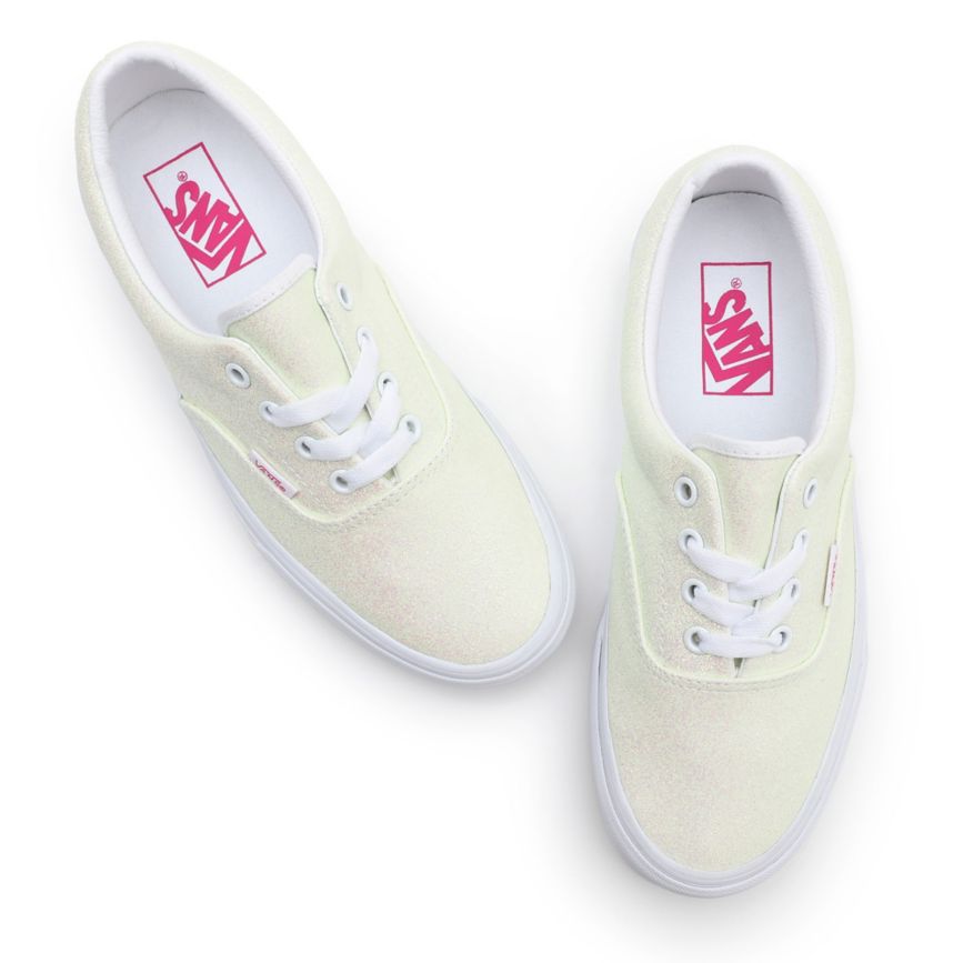 Vans UV Glitter Era Sko Biele | VN519M0RN05