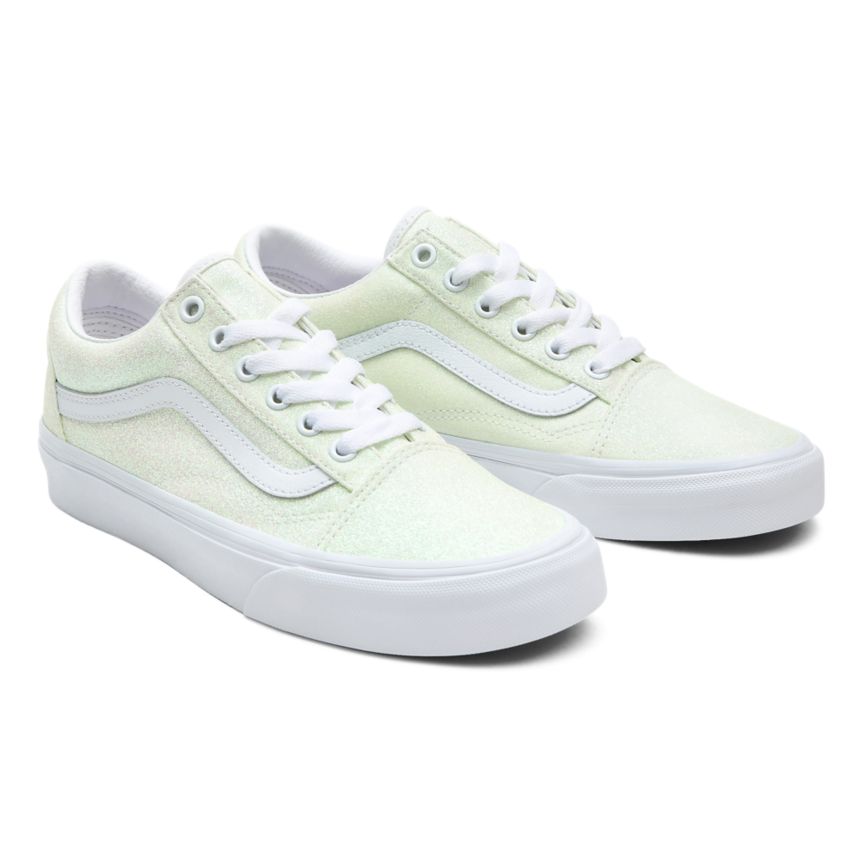 Vans UV Glitter Old Skool Sko Biele | VN232P5WQ97