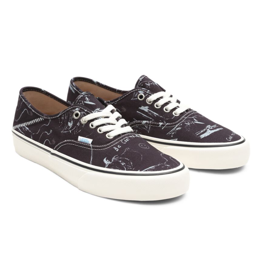 Vans X Chris Johanson Authentic SF Sko Čierne | VN595G7PT63