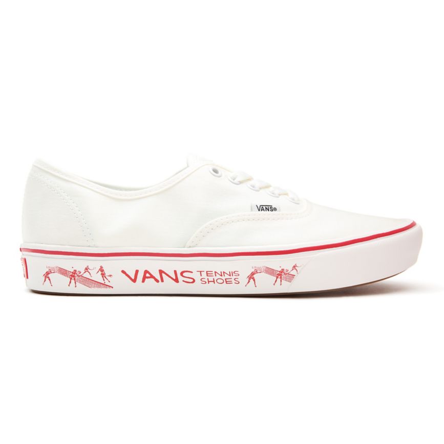 Vans X Penn ComfyCush Authentic Sko Biele | VN025E4PN40