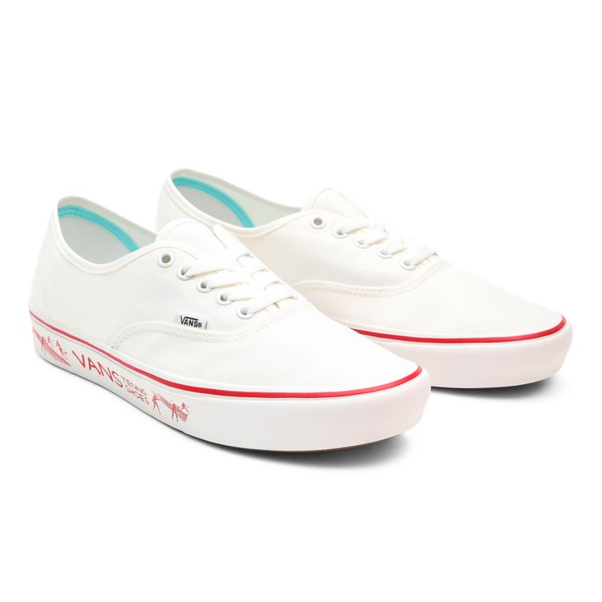 Vans X Penn ComfyCush Authentic Sko Biele | VN025E4PN40