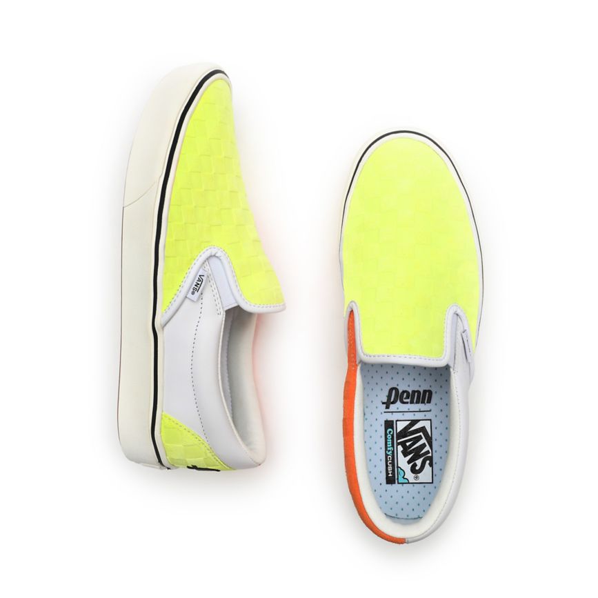 Vans X Penn ComfyCush Slip-On Sko Žlté | VN863R4TD59