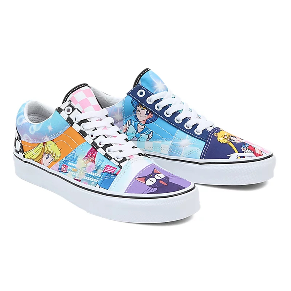 Vans X Pretty Guardian Sailor Moon Old Skool Patchwork Sko Viacfarebný | VN696G9ZM31