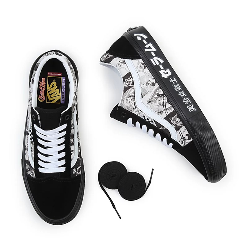 Vans X Pretty Guardian Sailor Moon Skate Old Skool Sko Čierne | VN043Z5SC94