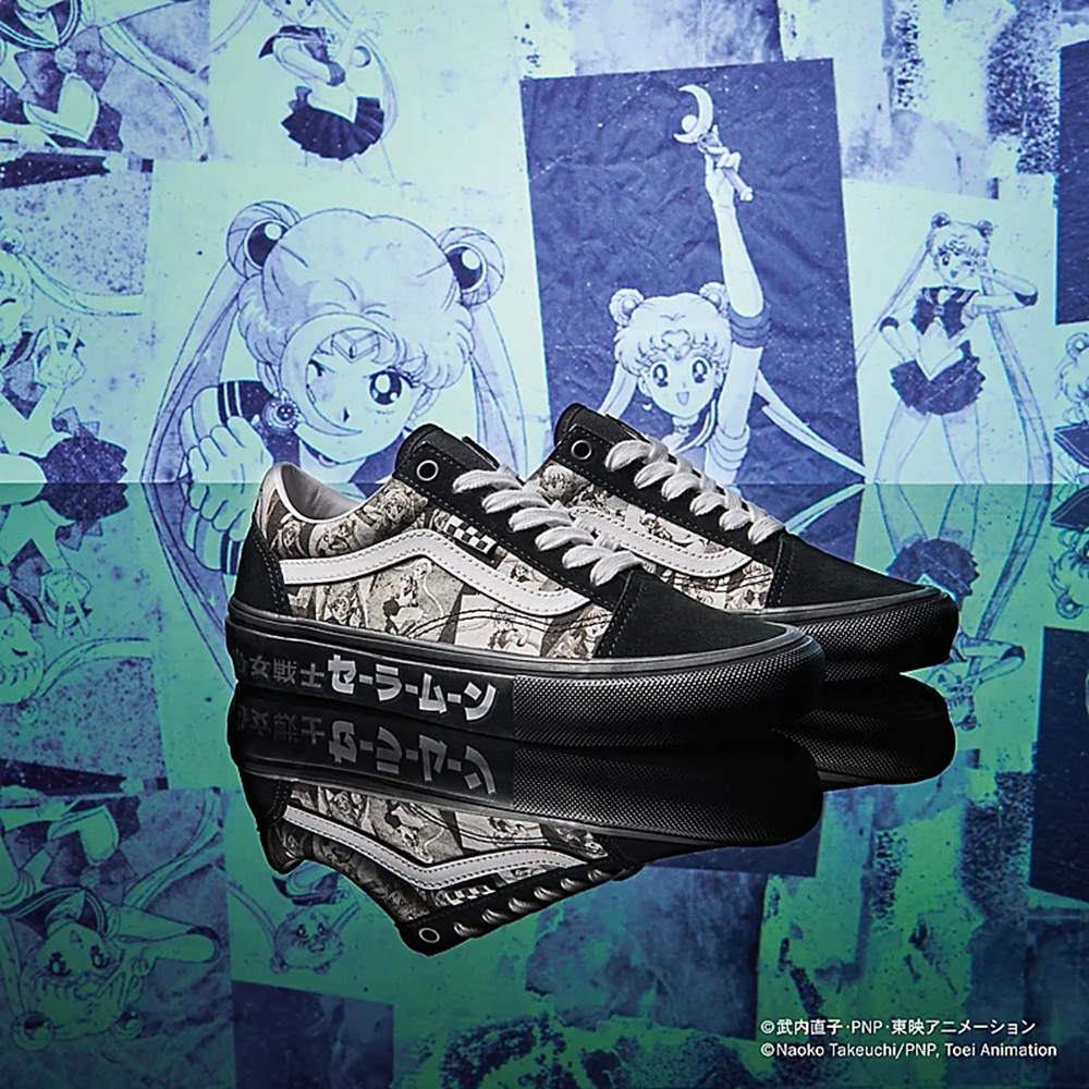 Vans X Pretty Guardian Sailor Moon Skate Old Skool Sko Čierne | VN043Z5SC94