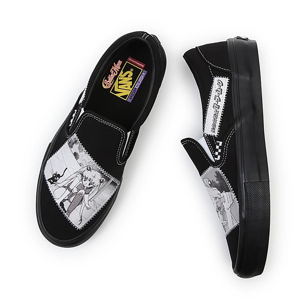 Vans X Pretty Guardian Sailor Moon Skate Slip-on Sko Čierne | VN145P0LD37