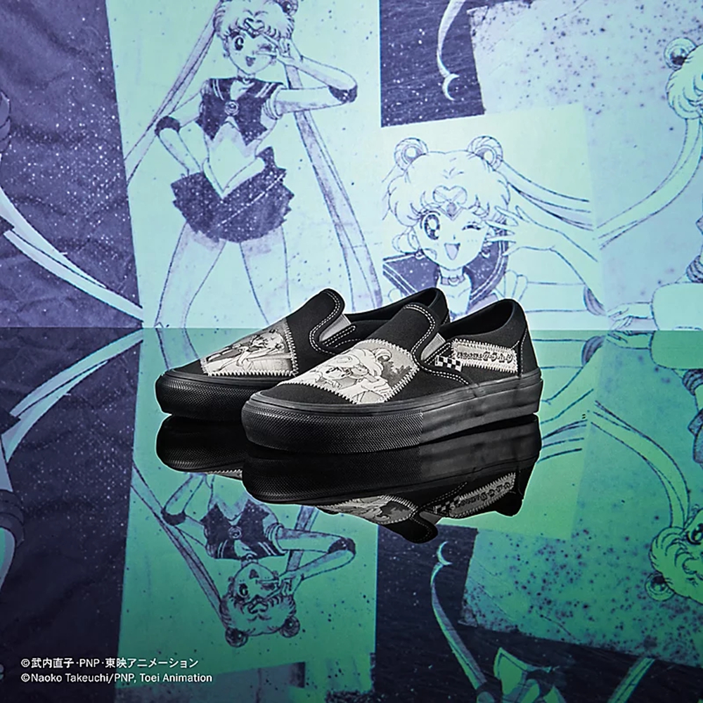 Vans X Pretty Guardian Sailor Moon Skate Slip-on Sko Čierne | VN145P0LD37